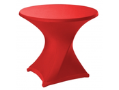 Klaptafelrok stretch dsn. 85cm - Rood