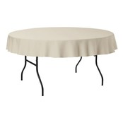 Linnen rond dsn. 220cm - Creme/ecru
