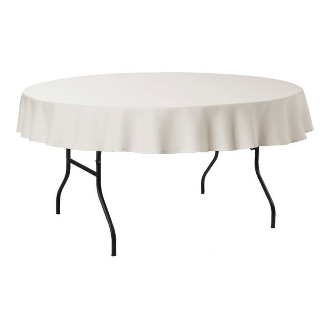 Linnen rond dsn. 220cm - Wit