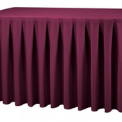 Buffettafelrok 180x80cm - Bordeaux rood Buffettafelrok 180x80cm - Bordeaux rood