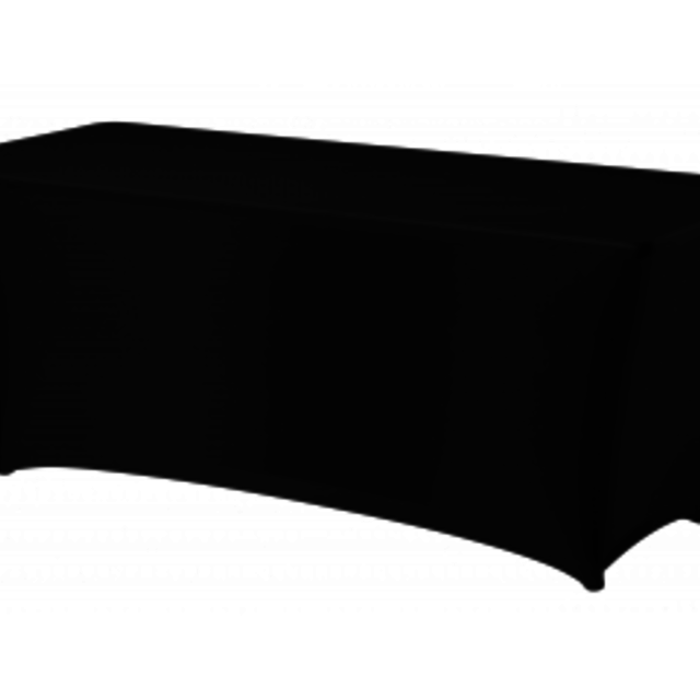 Buffettafelrok stretch 120x80cm - Zwart