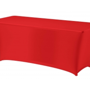 Buffettafelrok stretch 180x80cm - Rood