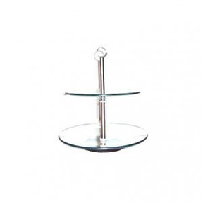 Etagère 2-laags glas