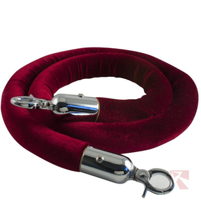 Afzetkoord 150cm - Bordeaux rood