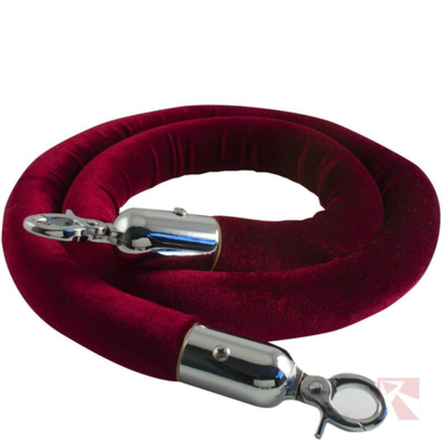 Afzetkoord 150cm - Bordeaux rood Afzetkoord 150cm - Bordeaux rood