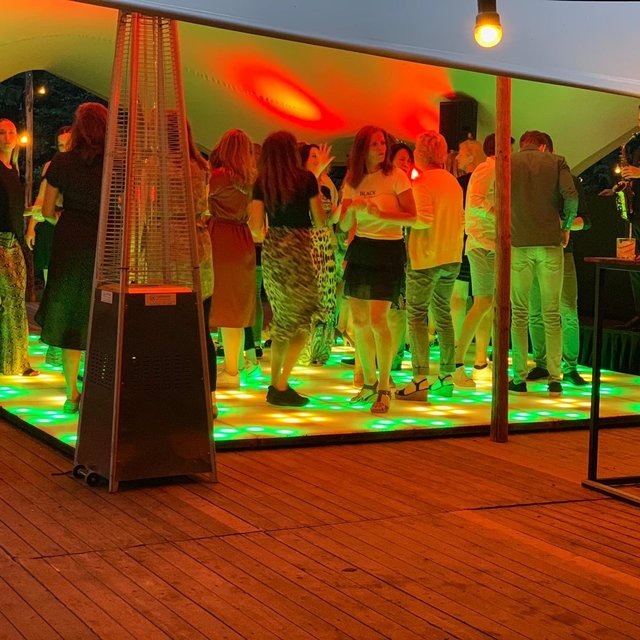 Terrasverwarming piramide