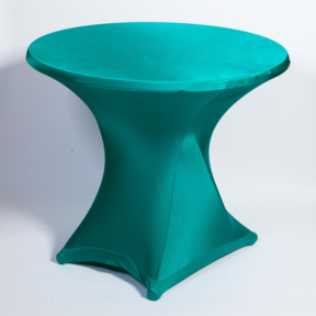 Klaptafelrok stretch dsn. 85cm - Turquoise