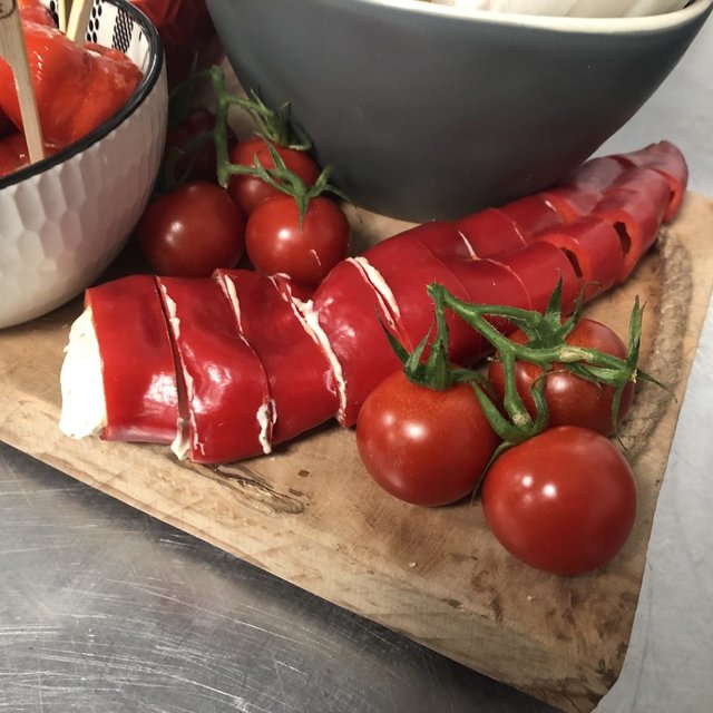 Borrelplank - Vegetarische hapjes