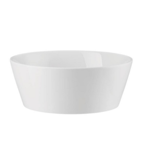 Kom rond taps dsn. 21cm - Wit