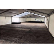 Houten vlondervloer t.b.v. frametent 10x25m