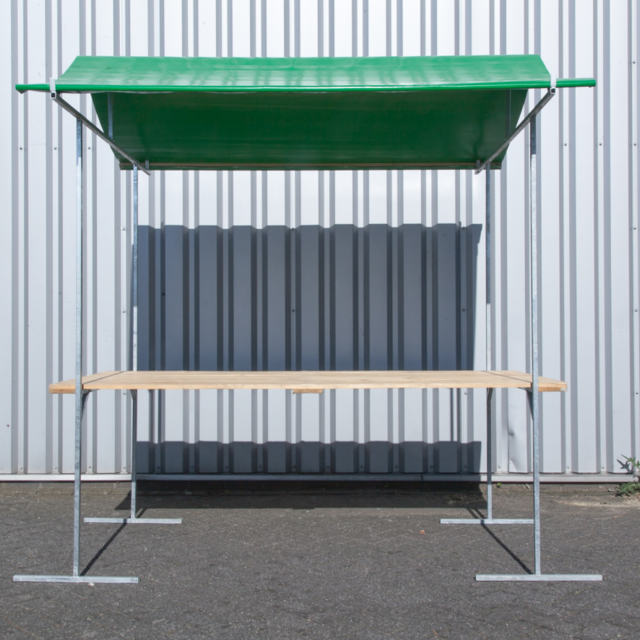 Marktkraam dakzeil groen