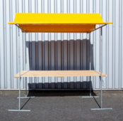 Marktkraam dakzeil geel