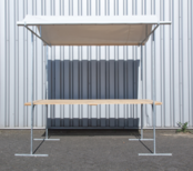 Marktkraam dakzeil wit