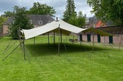 Stretchtent 10x15m - Zand