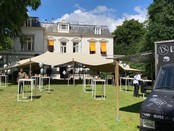 Stretchtent 10x15m - Zand