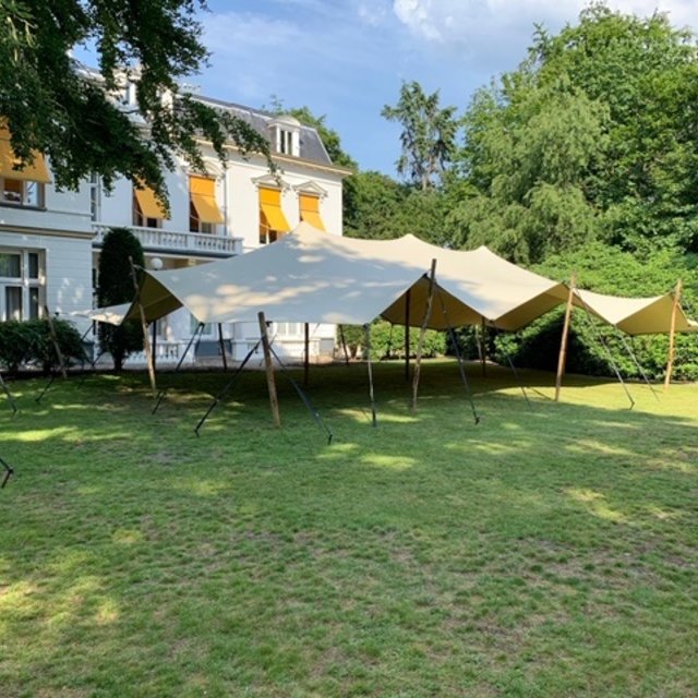 Stretchtent 10x15m - Zand