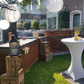 Uitgiftebar - Staal golfplaten