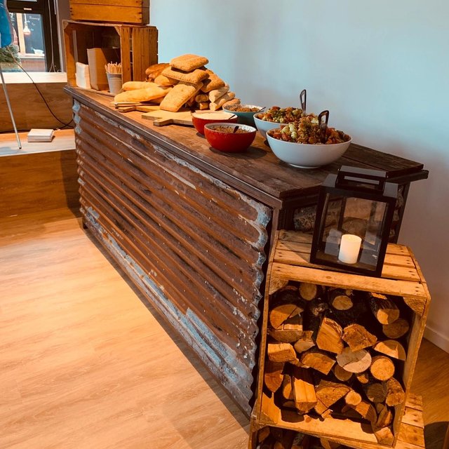 Uitgiftebar - Staal golfplaten