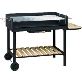 Houtskool slagersbarbecue - zwart