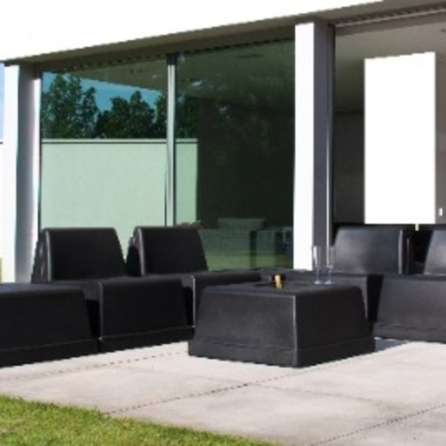 Laze loungeset - Zwart