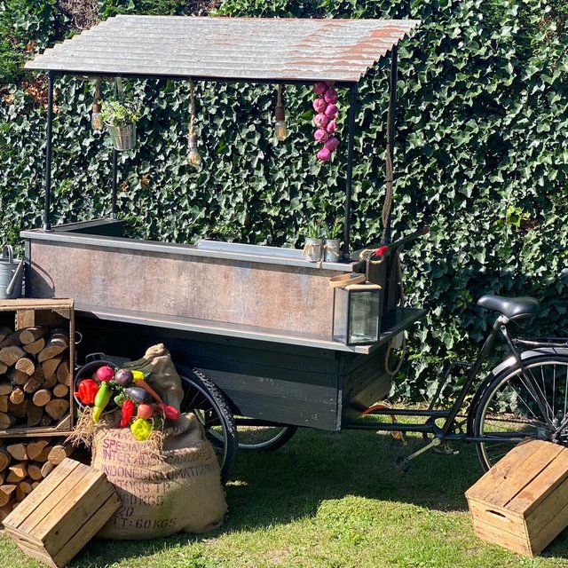 Braaifiets met dakje Braaifiets met dakje