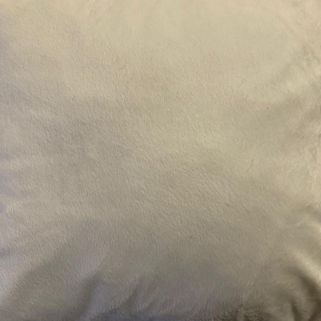 Sierkussen 45x45cm fluweel - Ecru