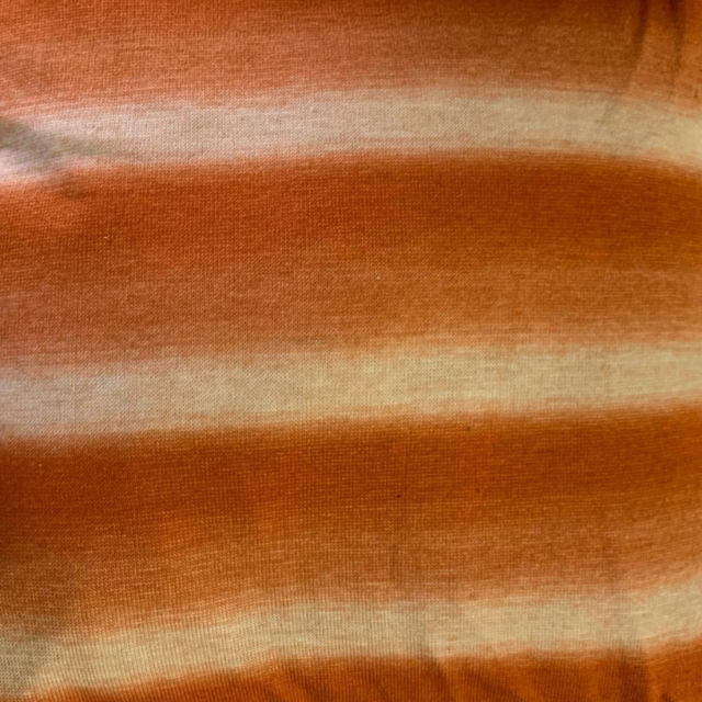 Sierkussen 45x45cm streep - Beige oranje