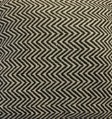 Sierkussen 45x45cm zigzag - Zwart wit