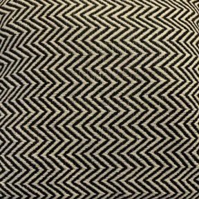 Sierkussen 45x45cm zigzag - Zwart wit