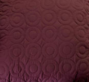 Sierkussen 45x45cm cirkels - Bordeaux