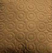 Sierkussen 45x45cm cirkels - Cognac bruin