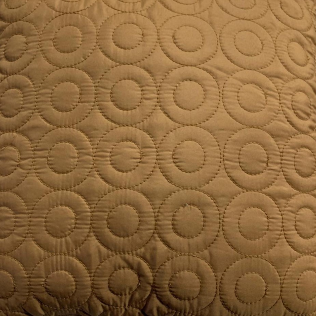 Sierkussen 45x45cm cirkels - Cognac bruin