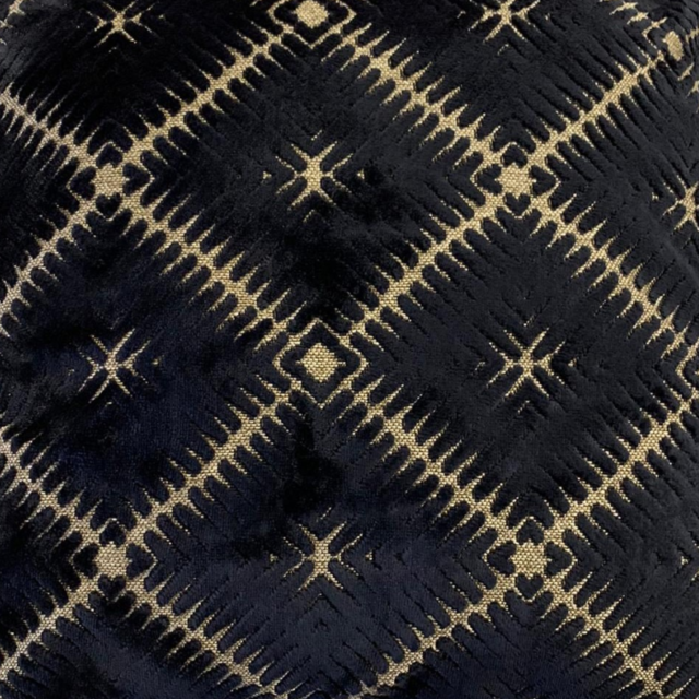 Sierkussen 45x45cm ruit - Zwart wit