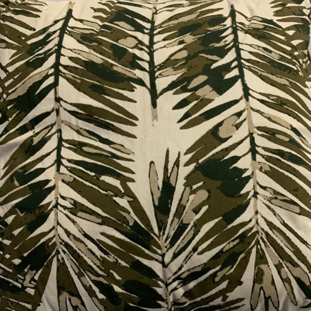 Sierkussen 45x45cm blad - Groen