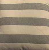 Sierkussen 45x45cm Beach streep - Ecru