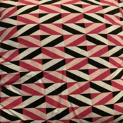 Sierkussen 45x45cm patroon - Zwart Roze