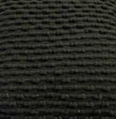 Sierkussen 45x45cm grof - Zwart