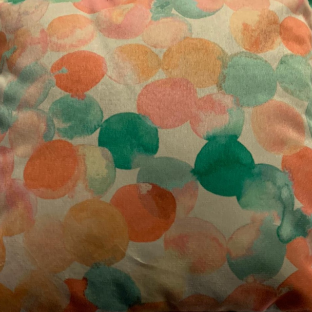 Sierkussen 45x45cm aquarel - Multicolor