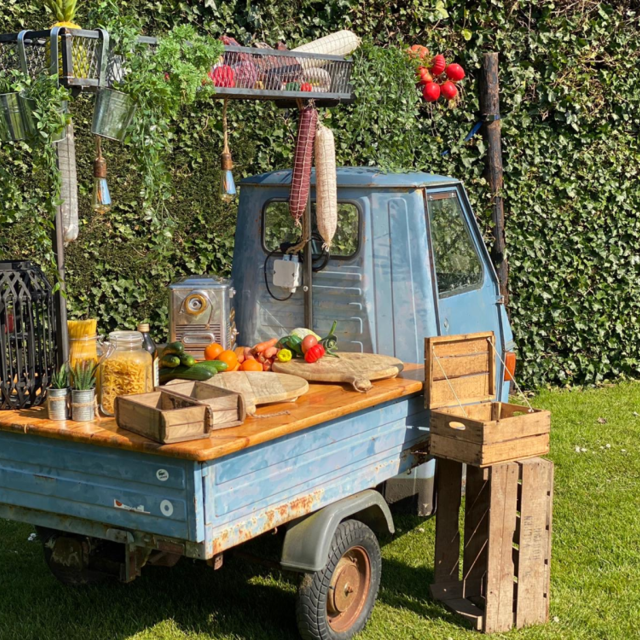Italian piaggio foodtruck - pasta menu Italian piaggio foodtruck - pasta menu