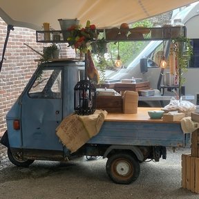 Italian piaggio foodtruck - Pizza menu