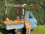 Italian piaggio foodtruck - antipasti menu