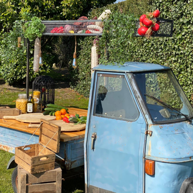 Italian piaggio foodtruck - antipasti menu