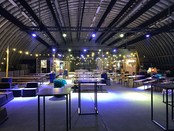 Kubo statafel 70x70cm - Zwart/old wood