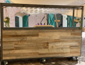 Bar industrieel - Staal barn wood