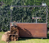 Bar industrieel - Staal golfplaten