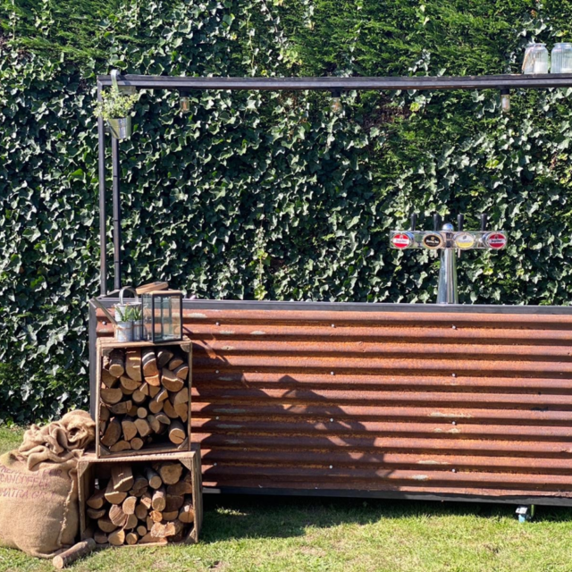 Bar industrieel - Staal golfplaten