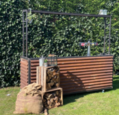 Bar industrieel - Staal golfplaten