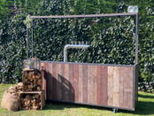 Bar industrieel - Staal old wood