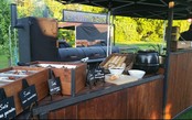 Barbecue smoker foodtruck - Mediterrane menu