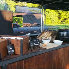 Barbecue smoker foodtruck - Mediterrane menu